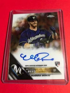 2016 Topps Chrome Autograph Auto #MR Michael Reed Rookie RC - Picture 1 of 2