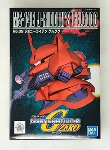 KIT MODELO PLÁSTICO BANDAI SD GUNDAM GGENERATION-0 MS-14B J-RIDDEN'S GELGOOG - Imagen 1 de 4