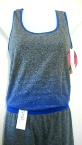 Active Women active wear Leggings 2 piece Royal Blue One size - Picture 1 of 6