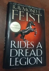 Rides a Dread Legion The Demonwar Saga Raymond Feist 1st Voyager UK Ed Hardcover - Picture 1 of 5