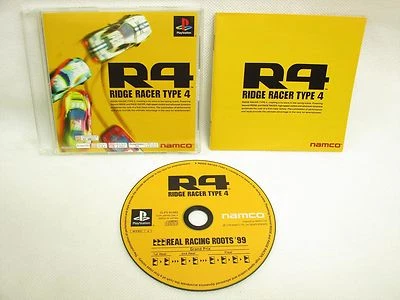 R4 RIDGE RACER TYPE 4 PSone Books PS1 Playstation Japan Game 2577 p1 - Image 1 of 2