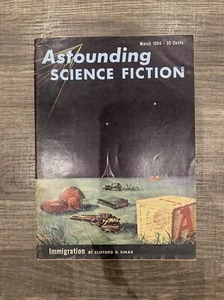 Vintage March 1954 ASTOUNDING SCIENCE FICTION Magazine! Immigrant by SIMAK! - Picture 1 of 11