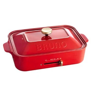 BRUNO compact hot plate red - Picture 1 of 9