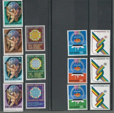 COLECCIÓN NACIONES UNIDAS MNH 21 SELLOS SCOTT 179, GINEBRA 43-5 ENVÍO MUNDIAL GRATUITO Foto 1 de 2