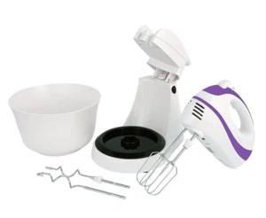 Handmixer-Set mit Rührschüssel Handrührgerät Mixer 300W Royalty Line HMS-250T.3 - Bild 1 von 6