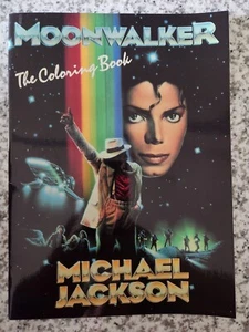 Michael Jackson Moonwalker 1988 Coloring Book (NOS) Brand New! Great Gift - Picture 1 of 5