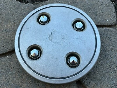 TAPA CENTRAL DE RUEDA FORD MUSTANG MERCURY CAPRI OEM ACABADO PLATEADO D9ZC-1A096-CD Foto 1 de 3