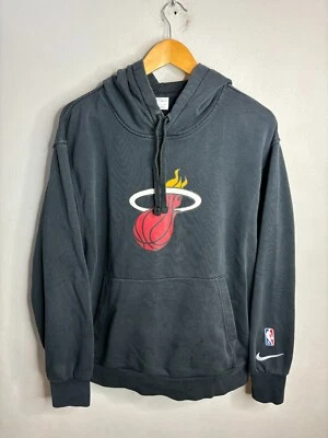Suéter suéter con capucha Nike Miami Heat para hombre talla grande negro 1564 Foto 1 de 4