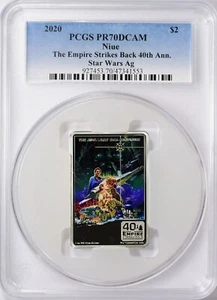 2020 Niue Star Wars The Empire Strikes Back 40th Ann $2 PCGS PR70DCAM 1oz Silver - Picture 1 of 5