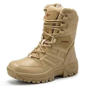 Winter Men's Boots Anti-Slip Desert Boots Comfortable High Top Work Ankle Boots - Picture 1 of 25