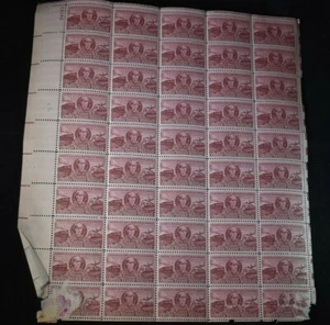 993 Ingegneri Ferroviari - 3¢ Foglio di 50 Francobolli MNH 3-4 Francobolli Danneggiati - Foto 1 di 7
