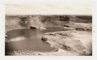 Dry Falls of the Columbia River RPPC Wonder of the World Ellis  Postcard