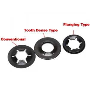 65 Manganese Steel Bearing Clip Retainer Ring/Plum Blossom Retainer Ring M3-M12 - Picture 1 of 41