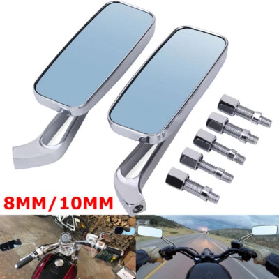 1 par de espejos retrovisores para motocicleta Harley Touring Road King Electra Glide Foto 1 de 4