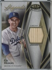 2022 Topps Tier One Legend Relics Gil Hodges Bat /99 Dodgers