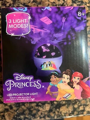 Светодиодный профессиональный фонарь Disney Princess 5,5 дюйма в высоту X 4,88 дюйма в ширину X 4,88 дюйма в ширину D 3 режима освещения - Изображение 1 из 4
