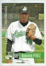 2005 Clinton LumberKings (Class A-Texas Rangers) Roberto Perez