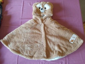 Children's Teddy Bear Poncho Wrap Cape Snuggle Hoodie-Lined-Beautiful Details! - Picture 1 of 2
