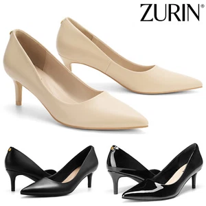 ZURIN Women's Pumps Closed Pointed Toe Stiletto Heels Wedding Formal Dress Shoes - Picture 1 of 53
