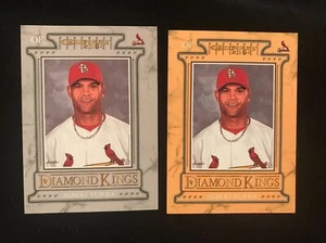 Albert Pujols 2004 Diamond Kings Base Dk-3 And Gold Parallel 1970/2500 - Picture 1 of 5