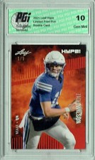 Zach Wilson 2021 Leaf HYPE! #58 Red The #1 of 5 Rookie Card PGI 10
