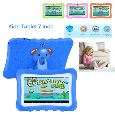 7" Kids Tablet WiFi Bluetooth Dual Camera Educationl Games Touch Screen Tablet - Image 1 of 4