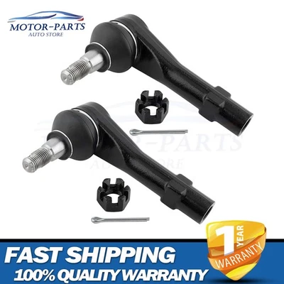 Pair Front Outer Tie Rod Ends for Ford Explorer Sport Trac Mercury Mountaineer Foto 1 de 4