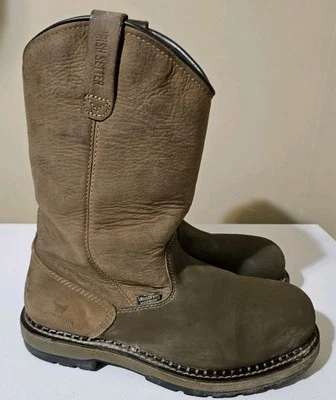 Irish Setter Men's Pull-on Mid-Calf Boot, Brown, Size 10 83952 Steel Toe Work - Image 1 of 4