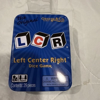 George and Company 00106 Left Center Right Dice Game - Image 1 of 4