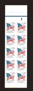 US Stamps - Booklet Strip of 10 - Sc# 2593 - Flag - I Pledge Allegiance - MNH - Picture 1 of 1