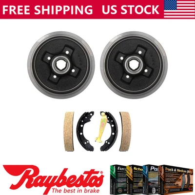 Kit trasero tambores de freno y zapatas de freno para Volkswagen Jetta 1993-1996 - Raybestos Foto 1 de 4