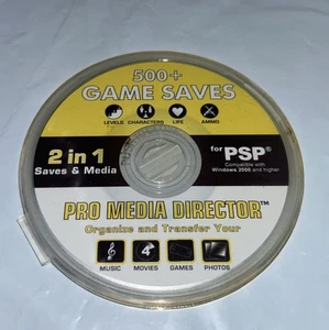 Sony PSP Pro Media Director 500+ Game Saves Disc 2-in-1 für PSP speichert & sichert - Bild 1 von 4