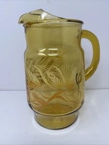 Libbey Golden Harvest Wheat pitcher - Picture 1 of 7