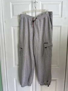 Felpa vintage Southpole uomo XL grigio pile conico streetwear atletico - Foto 1 di 14