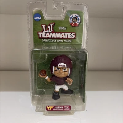 Virginia Tech Hokies Lil' Teammates Vinilo Coleccionable Quarterback Serie 1 Nuevo Foto 1 de 4