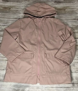 Gymboree Girls 7-8 Dusty Pink Hooded & Lined Rain Jacket Coat *PLAY* - Picture 1 of 9