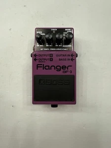Pedal efecto bajo para guitarra digital estéreo Boss Roland BF-3 Flanger - Imagen 1 de 6