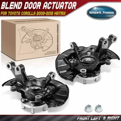 2x Front Steering Knuckle & Wheel Hub Bearing Assembly for Toyota Corolla Matrix - Image 1 of 4