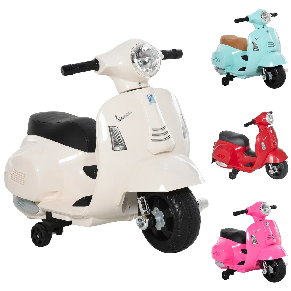 HOMCOM Moto Elettrica per Bambini Batteria 6V Fari e Clacson 18-36 mesi - Immagine 1 di 1