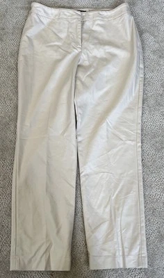 Nic + Zoe 裤子女式直筒休闲经典极简主义面霜 10 码 — 第 1/4 张图片