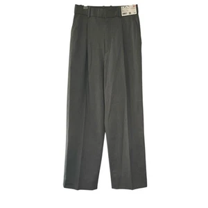 Uniqlo Women’s Pleated Wide Trousers W/ Pockets Wrinkle Resistant Gray Small NWT - Picture 1 of 5
