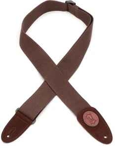 Levy's MSSC8 Cotton Guitar Strap - Brown - Picture 1 of 6