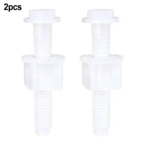 Toilettenscharnier Bolzen Schrauben Fitting Set für Toilettenreparatur 2 Stück - Picture 1 of 7