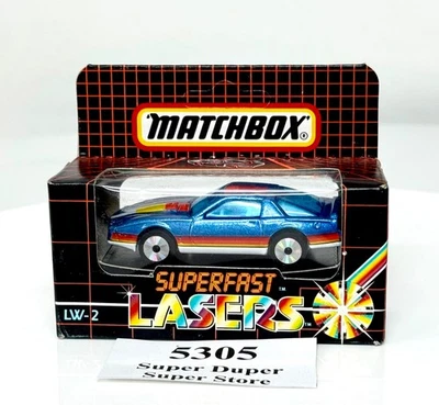 Matchbox - Superfast - Lasers - LW-2 - Pontiac Firebird - 1986 - Sealed Box - Image 1 of 4