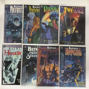 Batman Lot Of 8 One Shots 1995 Two Face Riddler Poison Ivy Mr Freeze Batgirl + - Picture 1 of 1