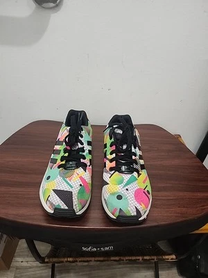 Adidas Women’s Size 9 ZX Flux Torsion Watercolor  Running Shoes Sneakers BB3788 - Image 1 of 4