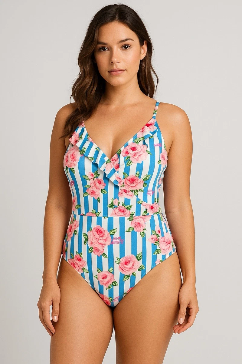 Betsey Johnson One Piece Striped Swimwear for Women for sale | eBay