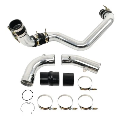 Bota de tubo intercooler lado caliente + frío de 3" para Chevy GMC 2017-19 6,6 L Duramax L5P Foto 1 de 4
