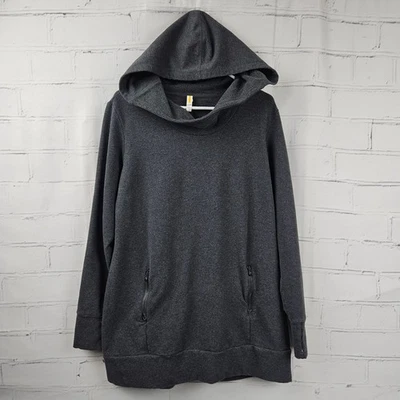 Sudadera con Capucha Extra Larga Lucy Mujer L Con Capucha Gris Bolsillos Acogedora Cómoda Foto 1 de 4