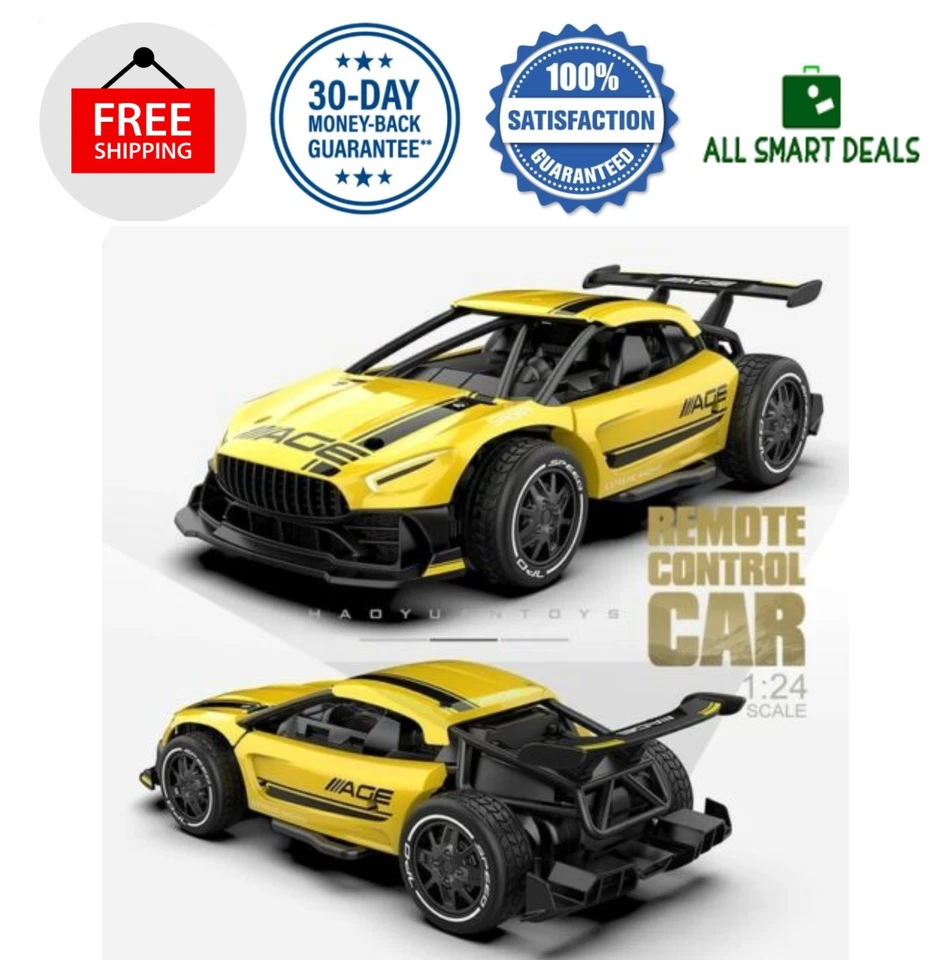 Carro A Control Remoto De Carreras Para Niños Y Grandes Drift Escala 1:24 Foto 1 de 4